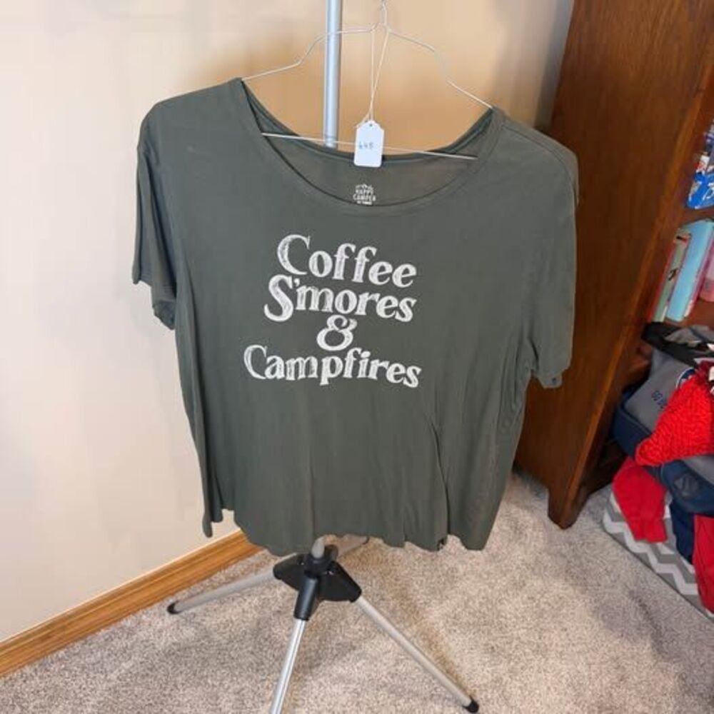 Torrid Happy Camper Graphic Tee Size 0